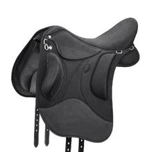 Wintec Pro HART Endurance Saddle, Black, Grippy Synthetic, Adjustable Tree