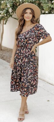 strapless open back dress Multi Leopard Print Sequin One Shoulder Mini Dress
