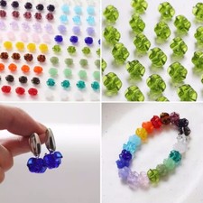 1pcs Glass Flower Beads,Handmade Floral Lampwork Beads,DIY Jewelry Making Beads