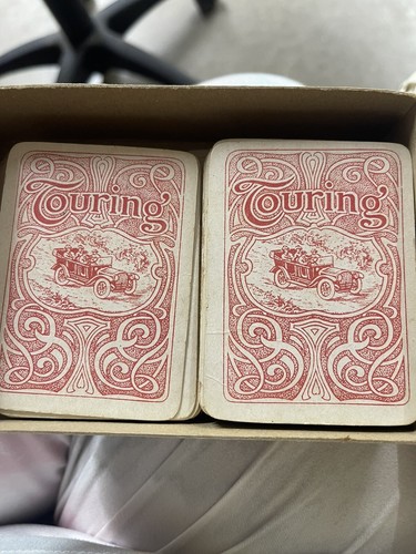 Antique 1910 Touring Card Game 50 Miles 100 Cards Wallie Dorr Co Instructions - Picture 2 of 9