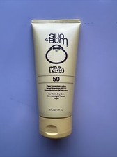 Sun Bum Kids SPF 50 Clear Sunscreen Lotion Water Resistant 6Oz 1 Pack EXP10/24 1.57 per gallon