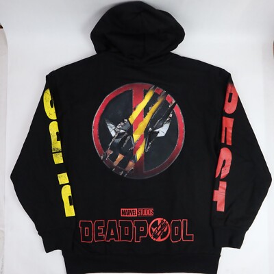 Deadpool Hooded Sweater Winter Sweatshirt Comics Zipper Jacket Coat Tops - Foto 2
