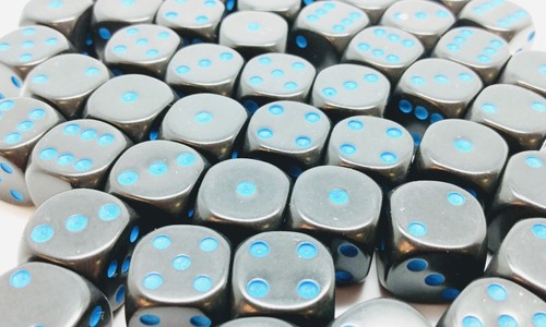 Dice 14mm with spots. Packs of 25 - Picture 6 of 19