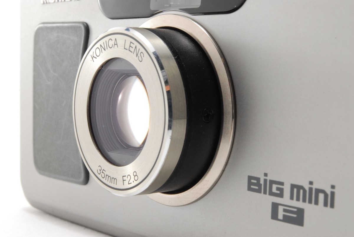 Read!!【Exc+5】KONICA Big Mini F Silver Point & Shoot 35mm