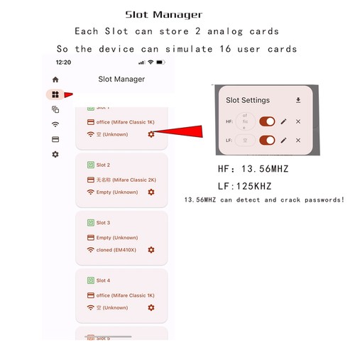 RFID ChameleonU Chip Reader ISO14443 Key Detection EM125KHZ IC 13.56Mhz1884 - Bild 4 von 9
