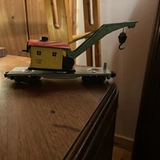 S Scale American Flyer Train Car Crane. Check Description
