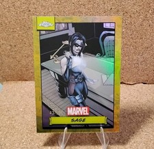 2024 Topps Marvel Chrome Sage /50 True Gold