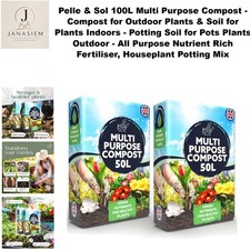 Nutrient-Rich 100L Compost Blended with Vermiculite for Optimal Plant Hydration 0.37 per litre