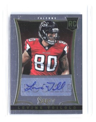 2013 Panini Select Levine Toilolo Rookie Autographs #288 #/499