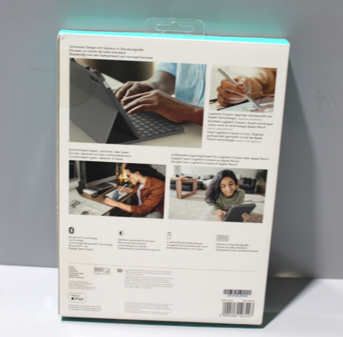 Logitech Slim Folio Tastaturhülle für iPad (10. Gen und A16) Deutsches QWERTZ - Bild 3 von 4