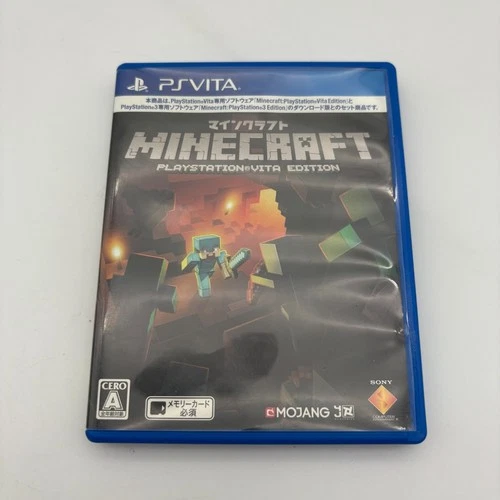 PS Vita Minecraft PlayStation Vita Edition Japan Import Tested Working