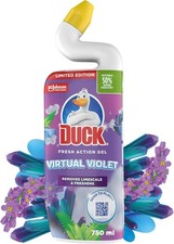 Toilet Gel Cleaner 750ml – Limescale Remover, Long-Lasting Violet Fragrance 11.79 per litre