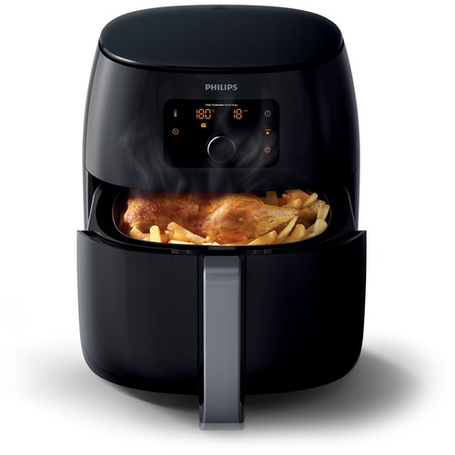 Philips Airfryer XXL Heißluftfriteuse mit Display, 1.4 kg, Schwarz (HD9650/90R1) - Bild 5 von 5