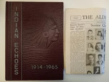 1965 Alderson High School Yearbook West Virginia Junior Elementary Indian Echoes