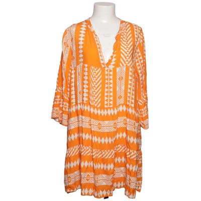 Miss Goodlife, Maxikleid, Größe: S, Orange/Weiß/Mehrfarbig, Viskose, Damen #4iB