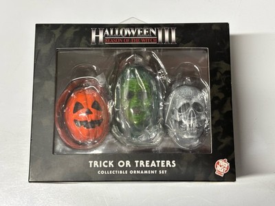 Halloween III: Season of the Witch Masks Ornament 3 Pack Figures TOTS Studios