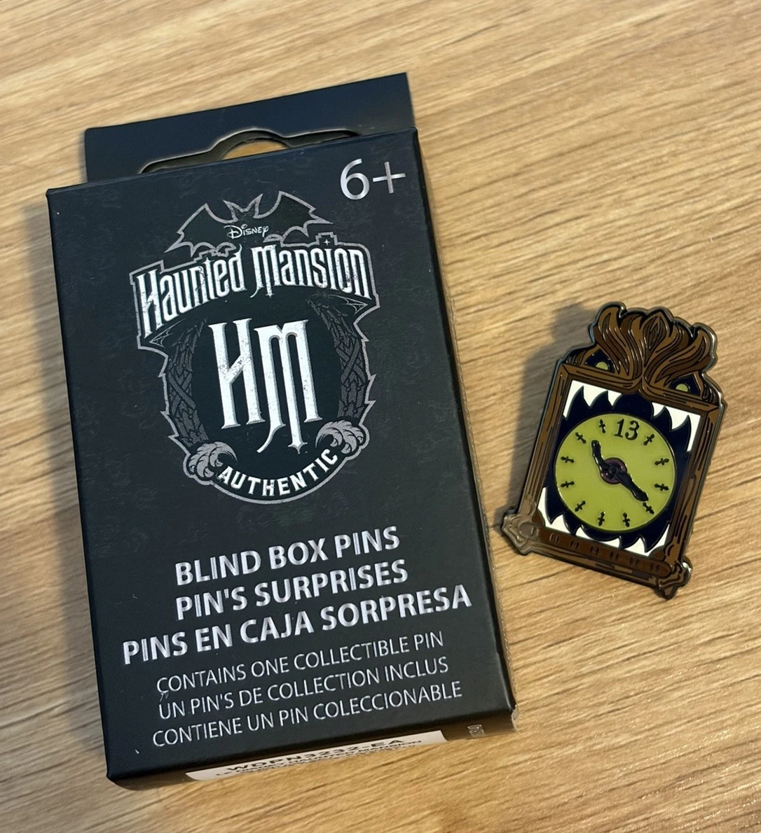 Haunted Mansion Loungefly Mystery Blind Box Disney Chaser Pin Grand Clock