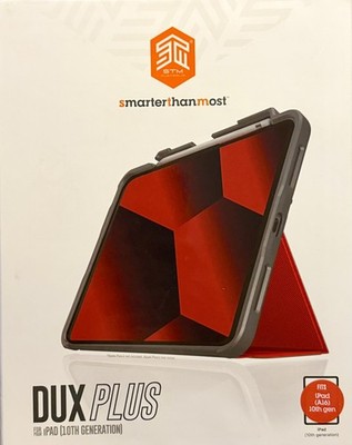 STM Dux Plus Folio Case for iPad 10th Gen 2022 Lightweight Blk STM-222-387KX-02