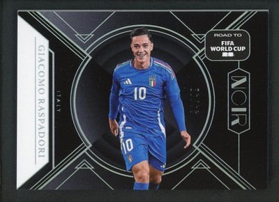 2025-26 GIACOMO RASPADORI 44/49 PANINI NOIR ROAD TO FIFA WORLD CUP 26