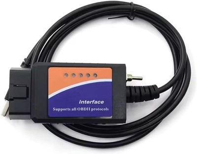 Elm 327 USB elm327 elmconfig obd2 ms hs OBDii OBD2 Switch Kompatibel mit Fors...
