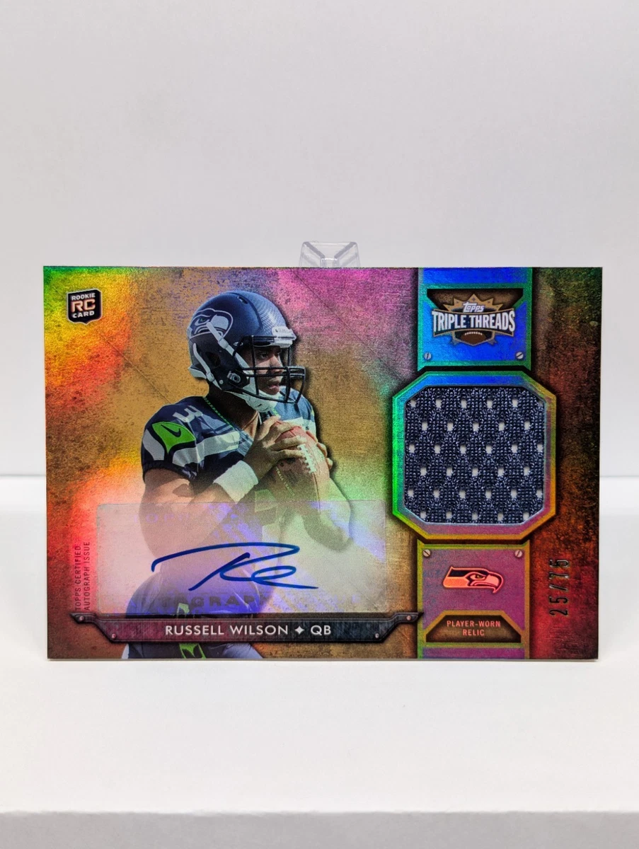 Russell Wilson Autograph Football Trading Cards for sale | eBay