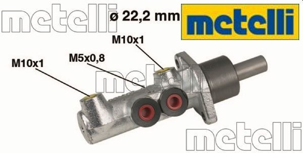 Metelli 05-0354 Hauptbremszylinder Bremszylinder FüR Fiat-image