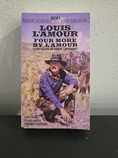 vtg FOUR MORE BY L'AMOUR Boxed Set of 4 Audio Cassette Dramas by Louis L'Amour