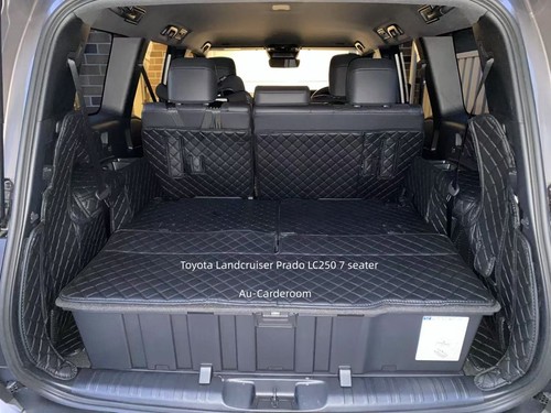 Custom Made Trunk Liner Boot Mats Fits Toyota Landcruiser Prado LC250 2024-2025 - Picture 2 of 18