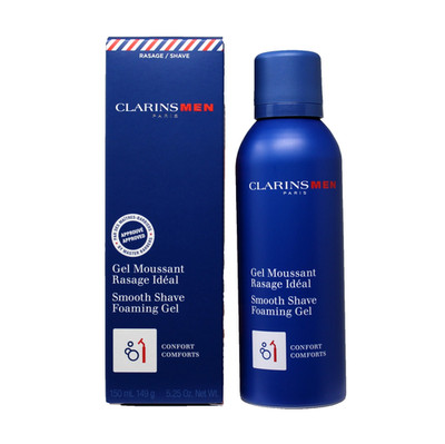 CLARINS MEN SMOOTH SHAVE FOAMING GEL COMFORTS 150 ML/5.25 OZ.