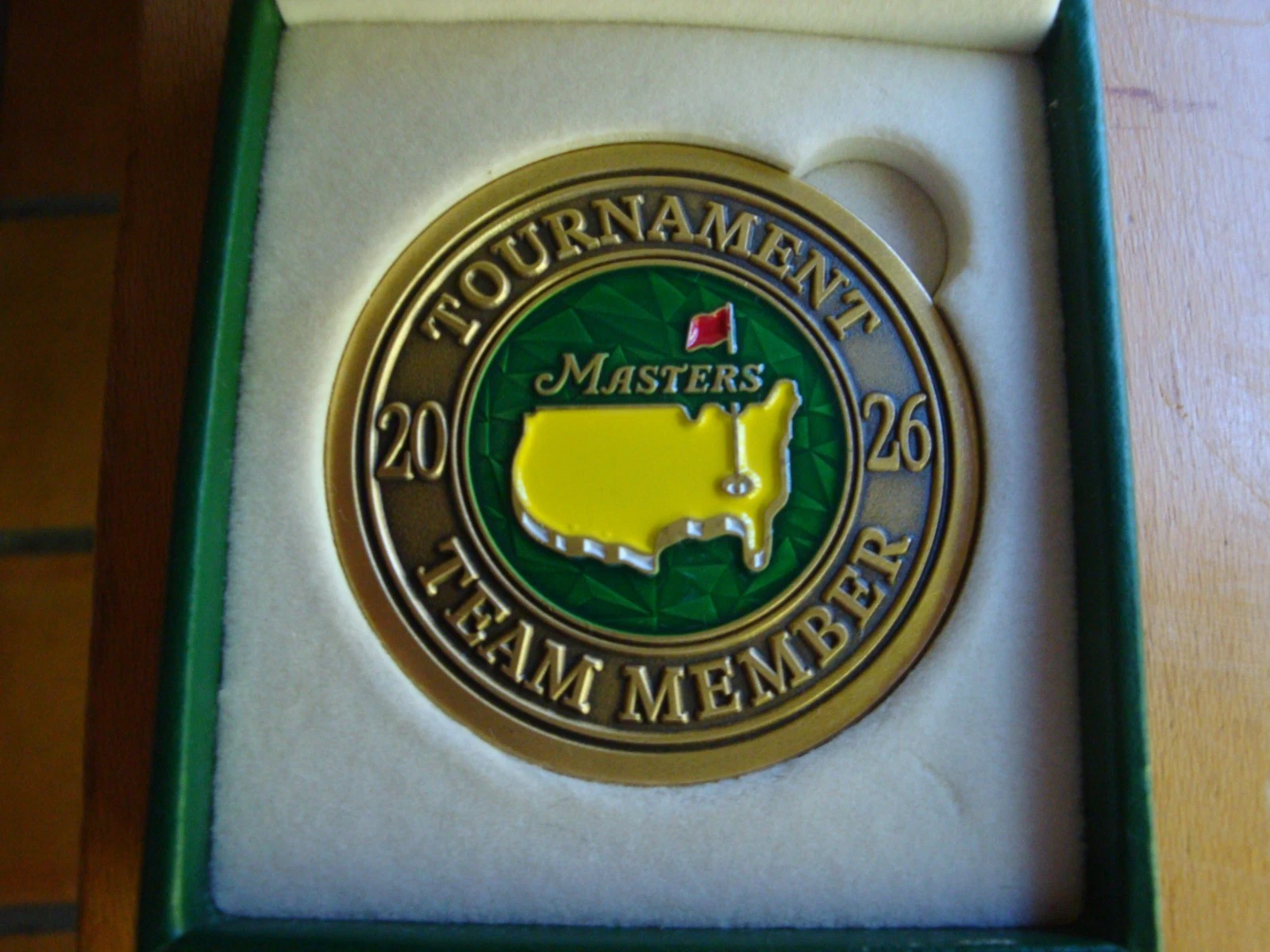 Rare ! Masters 2026 Masters Tournament Team Member Golf Coin / Medallion - product detail image 1