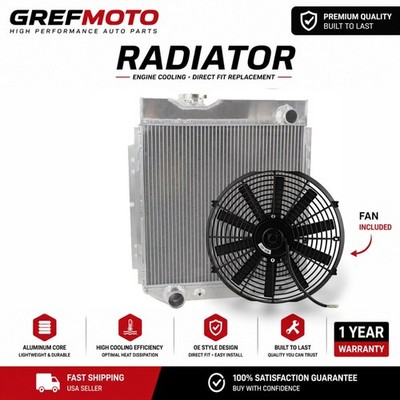 3Row Aluminum Radiator+14'' Fan 1960-1966 Ford Falcon Mustang Comet V8