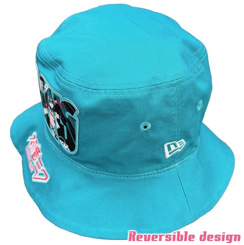 Vocaloid Hatsune Miku Racing 2025 NEW ERA Bucket Hat Reversible Japan Cosplay - Picture 5 of 5