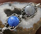 Vintage Sarah Coventry Silver Tone Cabachone Lucite Bracelet 7.5" — photo 6