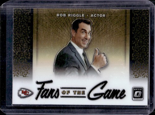 2019 Donruss Optic Rob Riggle Fans of the Game #FG-2 Chiefs