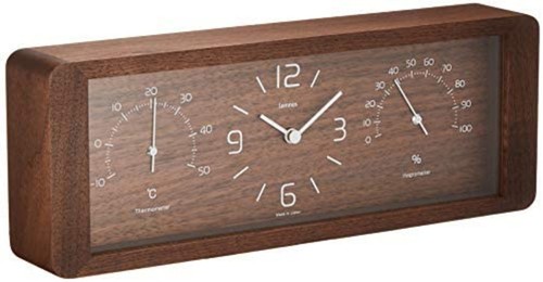 Lemnos Yokan Brown LC11-06 BW LC11-06 BW Table Clock F/S w/Tracking# Japan New - Picture 3 of 5