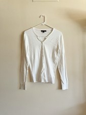 Banana Republic White Blouse women  s Medium 