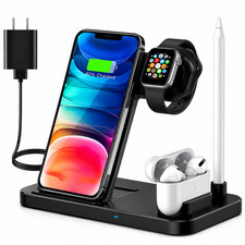 4 in 1 Wireless Charger Charging Station Stand