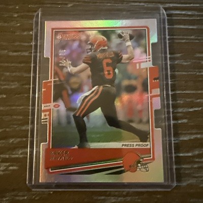 2020 Panini Donruss Baker Mayfield #71 Press Proof Silver Die-Cut /75