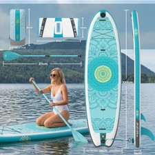 GUNJI&reg;11-teiliges Set SUPBOARD 320cm Stand Up Paddle Board 2-in-1 SUP+Kajak new