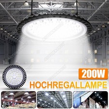  200W LED High Bay Light UFO Low Bay Warehouse Industrial Garage Workshop Light
