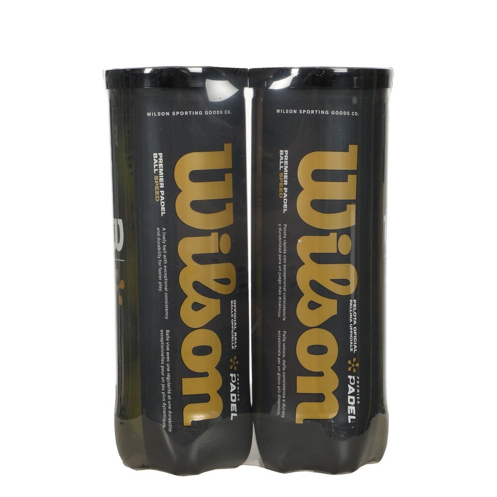 Wilson Premier Padel Speed X3 Ball Can Bi Pack Padelblle 2x3-кратная доза NEU 3190₽