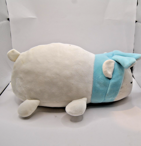 Polar Bear with a Rabbit Hat 12" by 6" White and Blue in color - Picture 16 of 24