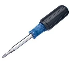 Ideal 35-949 Multi-Bit 6-In-1 Screwdriver And Nut Driver 