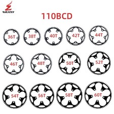 Road Bike Chainring 110 BCD 5 -Bolts 36T to 60T 9-11 Speed Bicycle Chainwheel