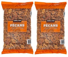 2 PACK - Kirkland Premium Shelled Pecan Halves Nuts Total 4 POUNDS 