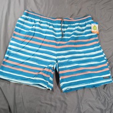 Columbia Swim Trunks Mens 2XL Blue Big Dipper Sun Protection Striped Omni Shield