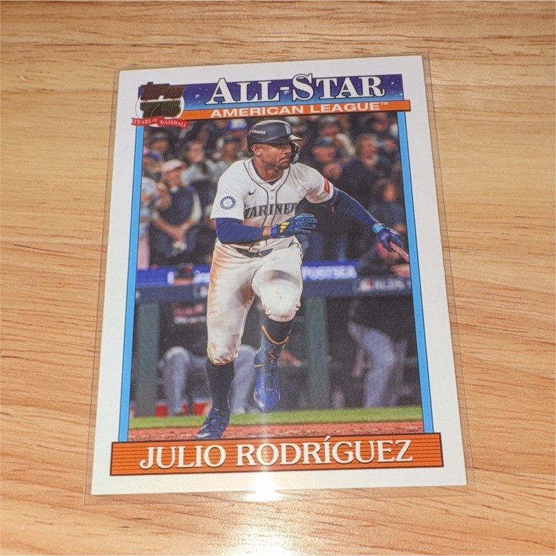 Topps Julio Rodríguez All-Star Insert 91AS-23 - Seattle Mariners MLB 2025