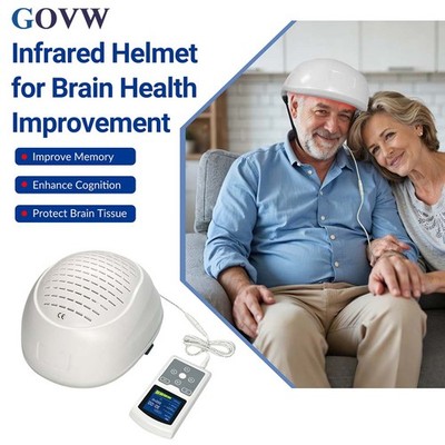 810nm Brain Therapy Helmet 280 Diodes Adjustable Power Anxiety Relief Home Use