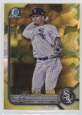 2022 Bowman Chrome Sapphire Prospects Yellow 14/50 Jose Rodriguez #BCP-185 lh0