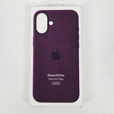 Genuine Apple iPhone 16 Plus Silicone Case with MagSafe Plum (Purple) MYYD3ZM/A